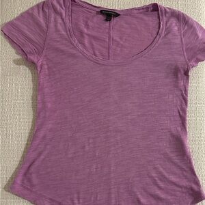 Banana Republic Women's Purple Scoop Neck Top